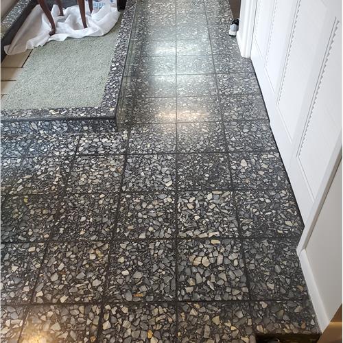 Enduracrete:terrazzo before service