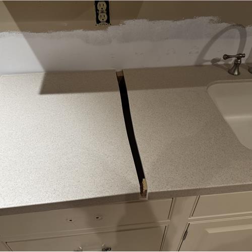 Corian before service