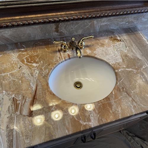 Marble after service