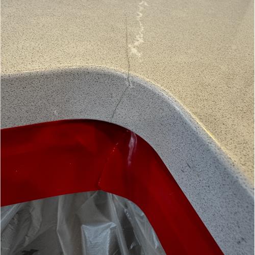 Quartz:Engineered Stone before service