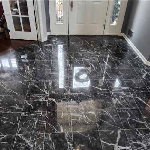 Marble after service