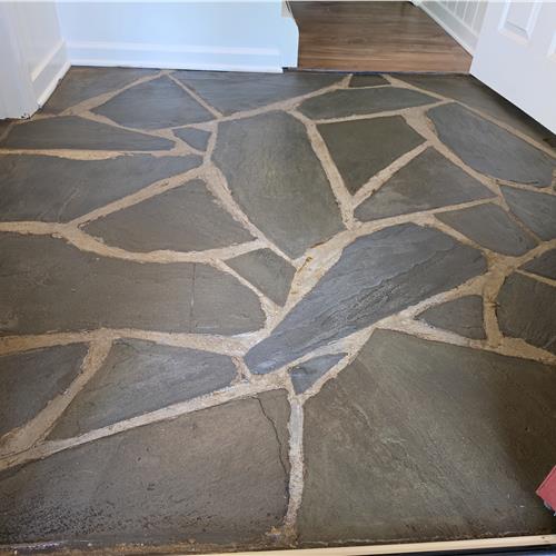 Flagstone after service