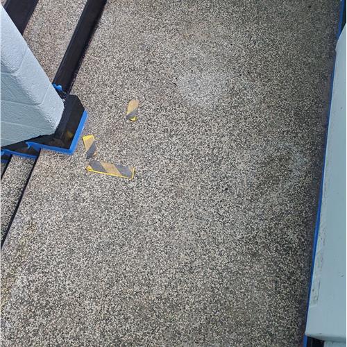 Enduracrete:terrazzo before service