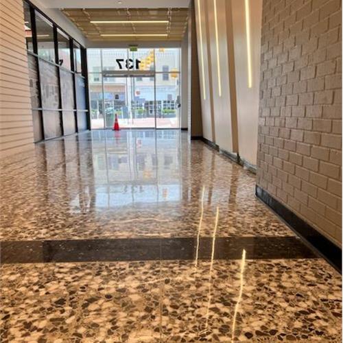 Enduracrete:terrazzo after service