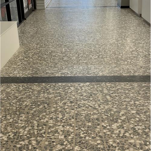 Enduracrete:terrazzo before service