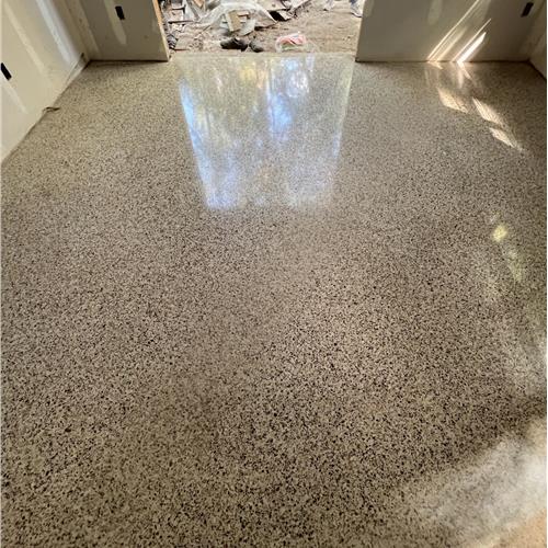Enduracrete:terrazzo after service