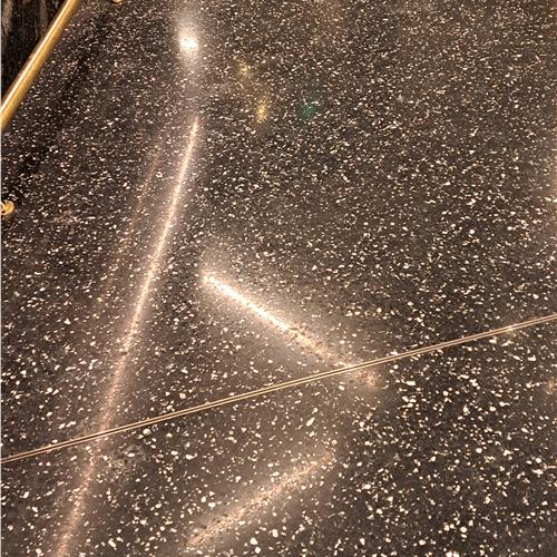 Enduracrete:terrazzo after service