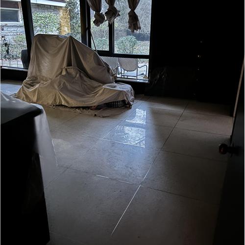 Enduracrete:terrazzo before service