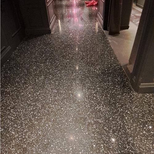 Enduracrete:terrazzo after service