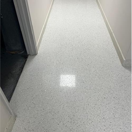 Enduracrete:terrazzo after service