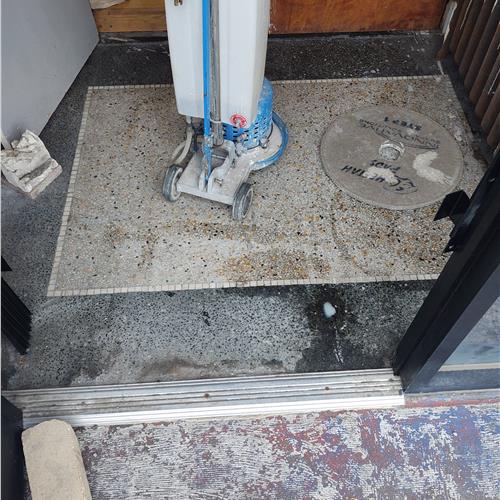 Enduracrete:terrazzo before service