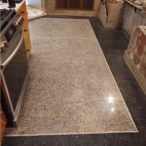 Terrazzo after service