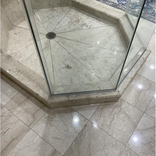Marble after service
