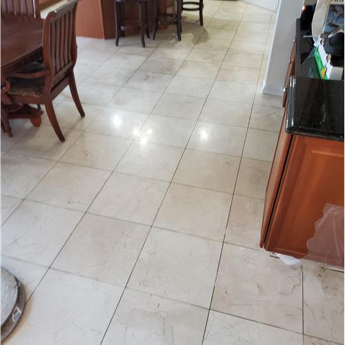 Marble before service