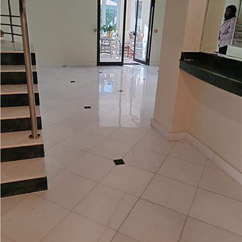 Marble after service