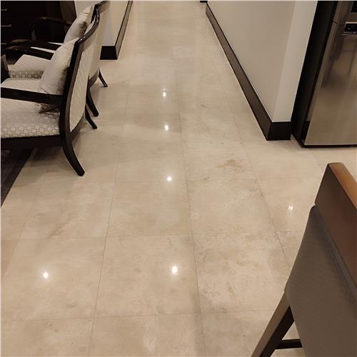 Travertine after service