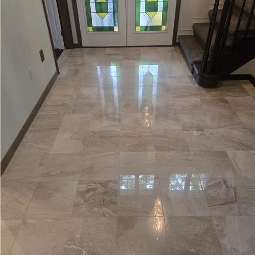 Marble after service