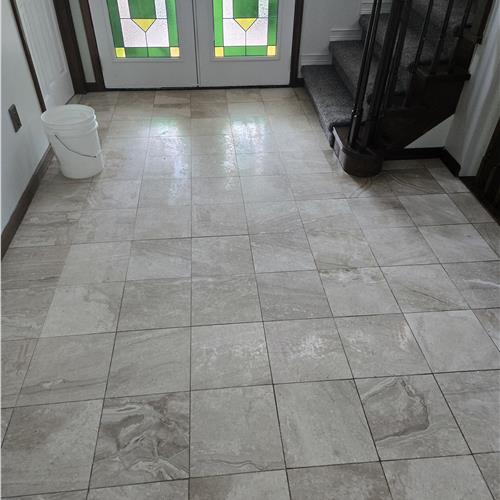 Marble before service