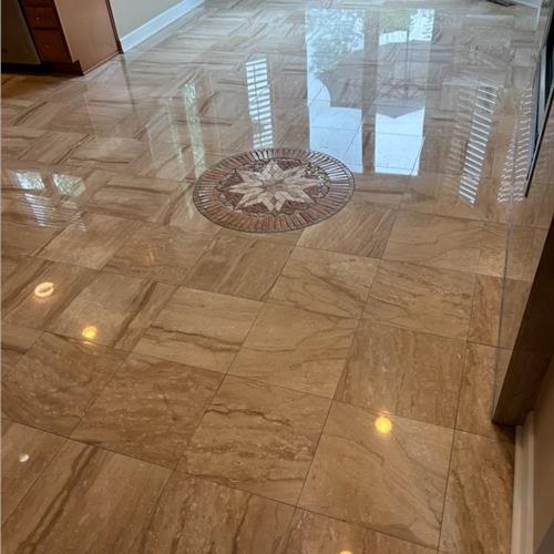Marble after service