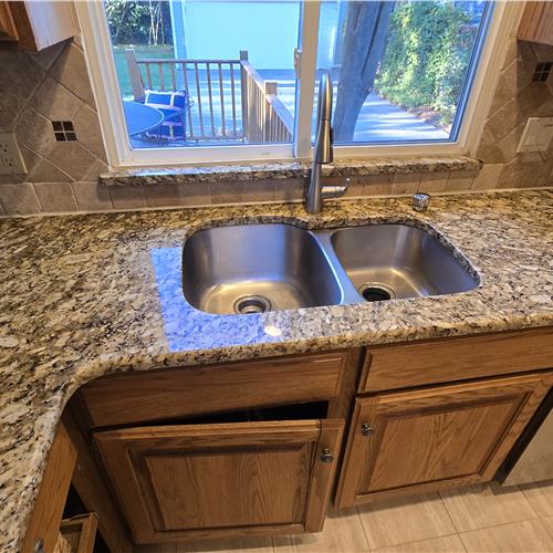 Ceramic (tile and grout) after service
