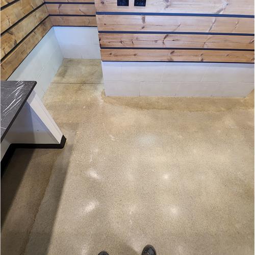 Concrete after service
