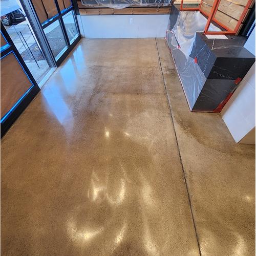Concrete after service