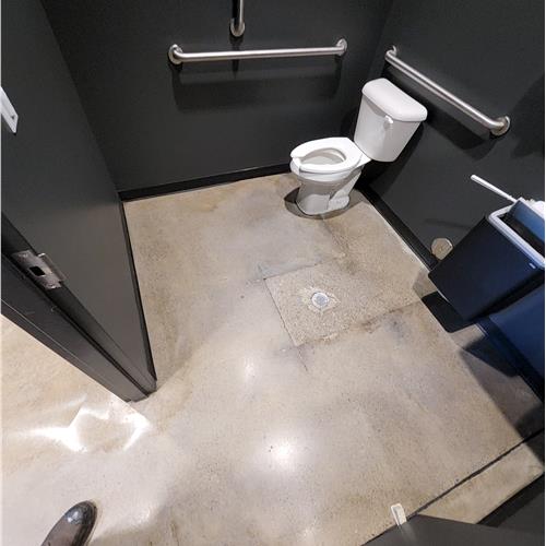 Concrete after service