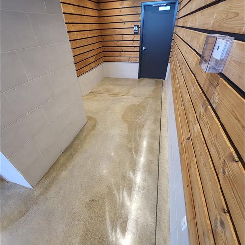 Concrete after service