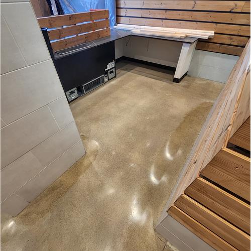 Concrete after service