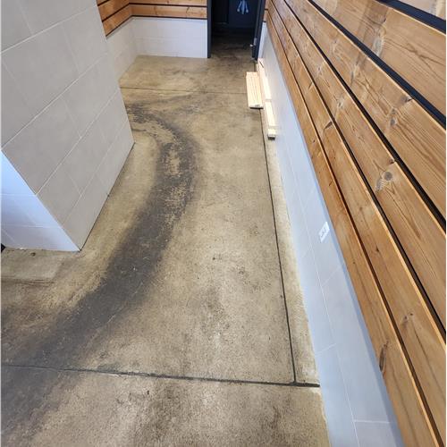 Concrete before service