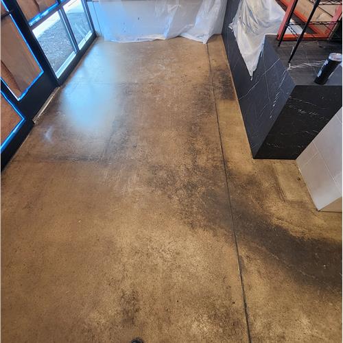 Concrete before service
