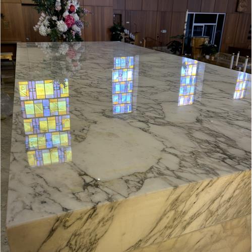 Marble after service