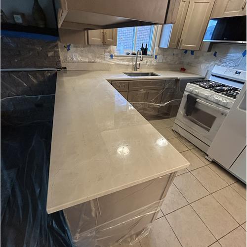 Marble before service