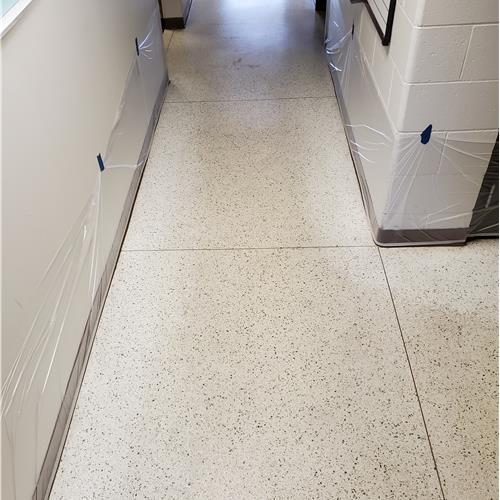 Enduracrete:terrazzo before service